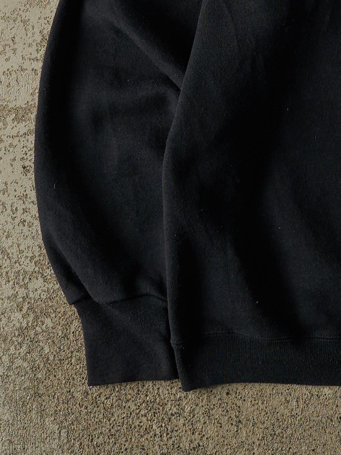 Vintage 90s Black Oakland Raiders Embroidered Crewneck (L/XL)