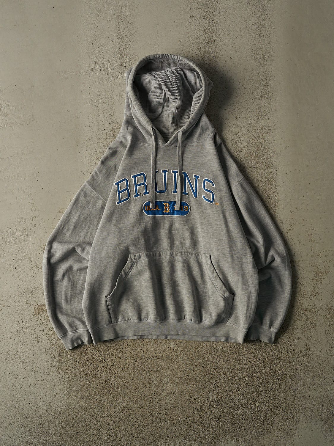 Vintage Y2K Grey UCLA Bruins Embroidered Hoodie (M/L)