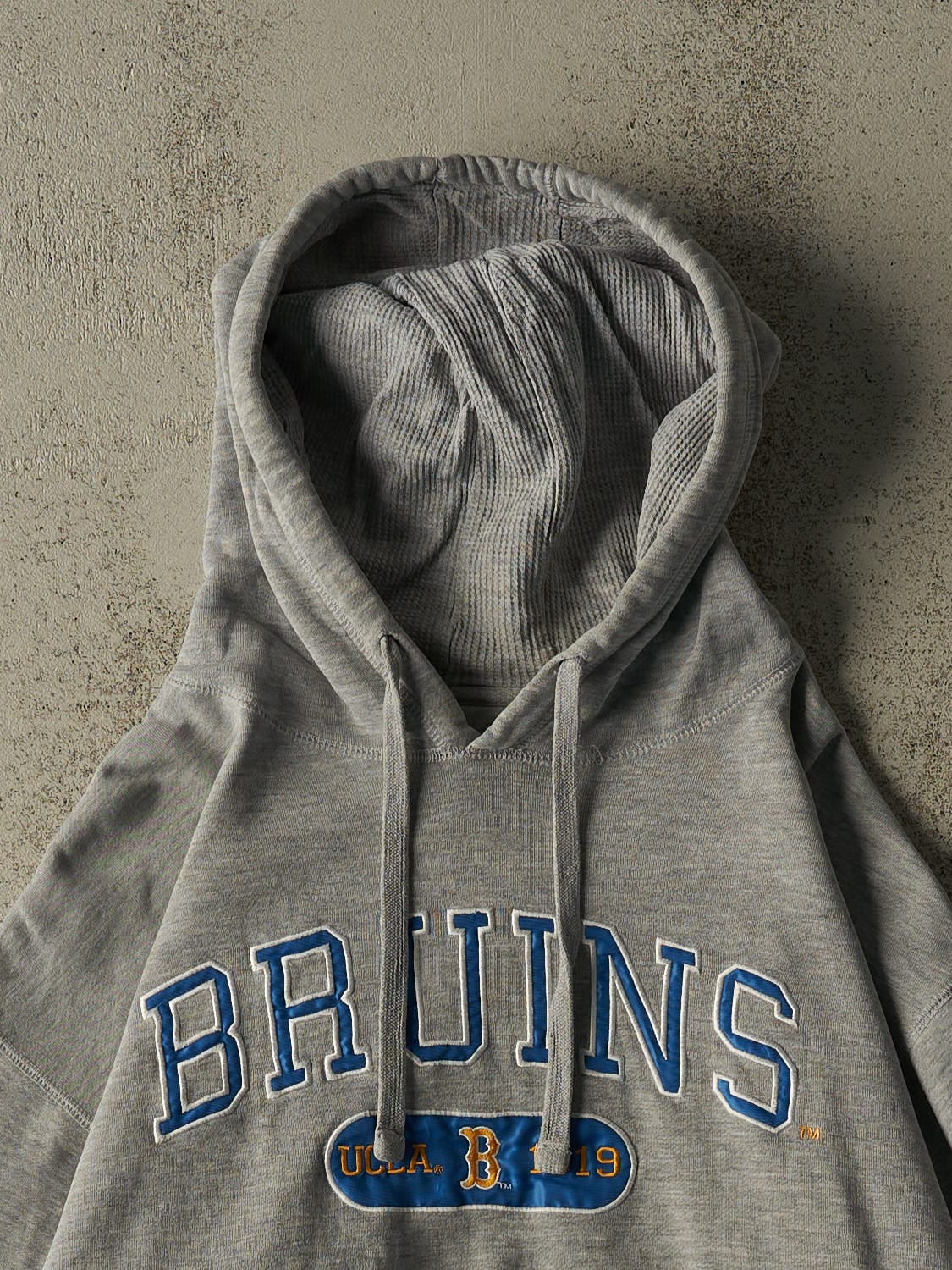 Vintage Y2K Grey UCLA Bruins Embroidered Hoodie (M/L)