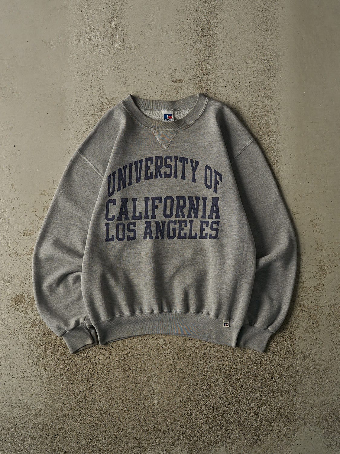Vintage 90s Grey Russell Athletic University of California Los Angeles Crewneck (M)
