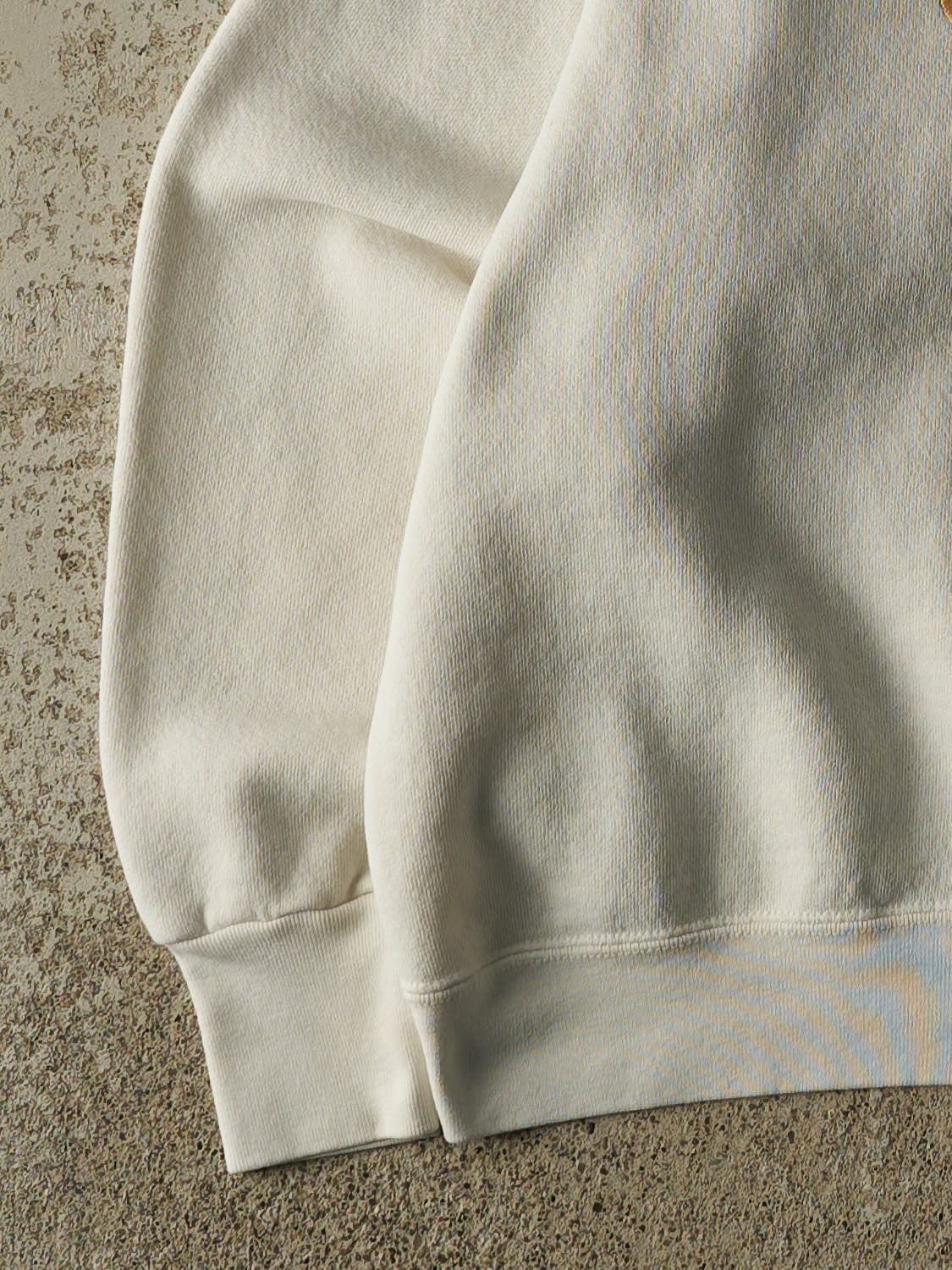 Vintage 80s White San Francisco California Embroidered Crewneck (M)