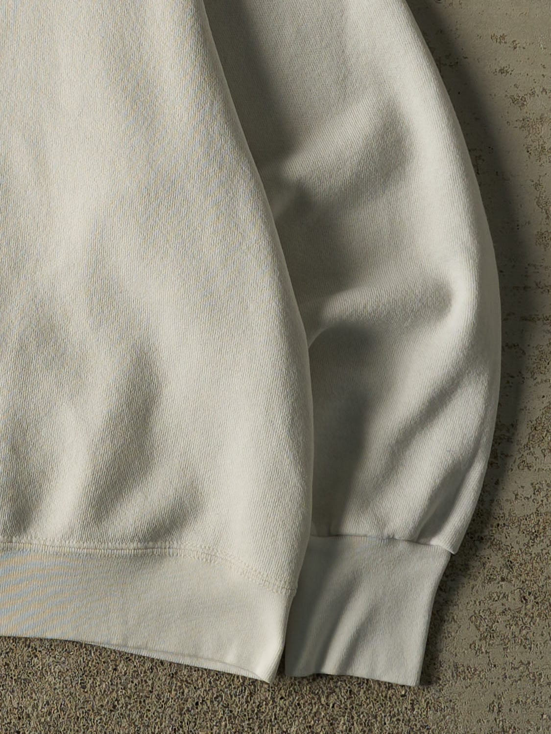 Vintage 80s White San Francisco California Embroidered Crewneck (M)