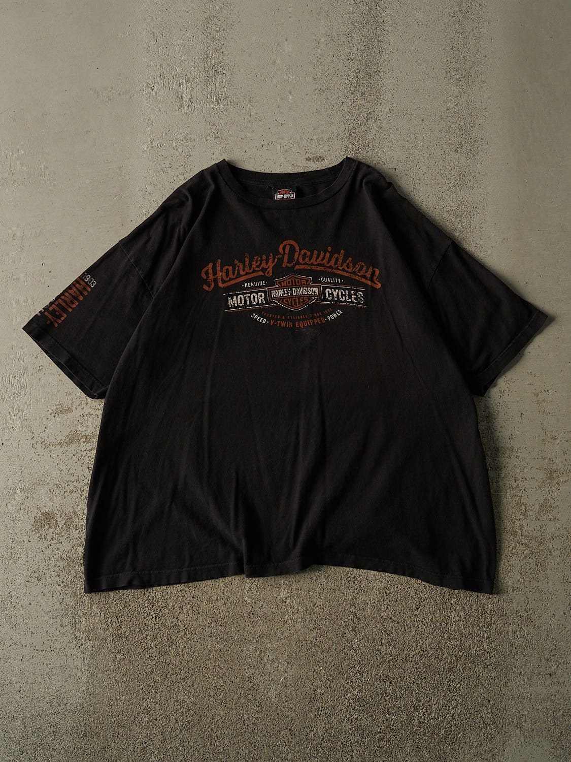 Vintage Y2K Black Harley Davidson San Diego California Tee (XL)