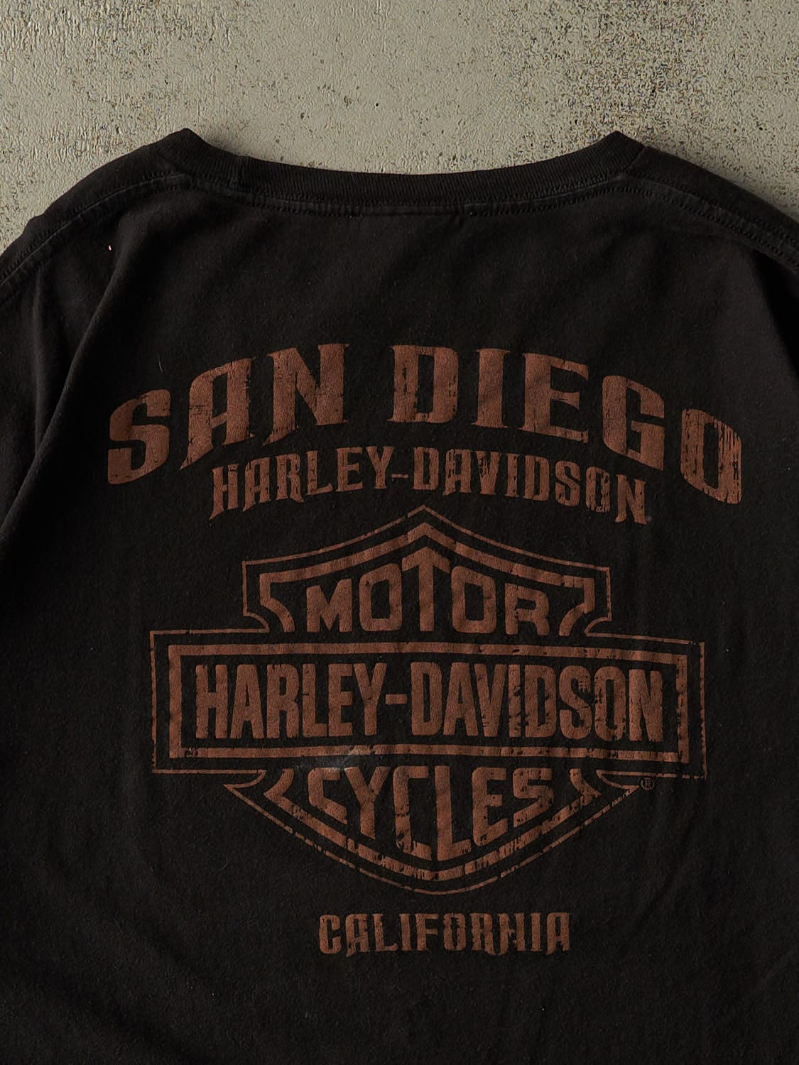 Vintage Y2K Black Harley Davidson San Diego California Tee (XL)