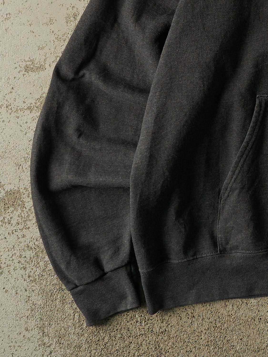 Vintage 90s Charcoal Grey Whittier Embroidered Hoodie (XL/XXL)