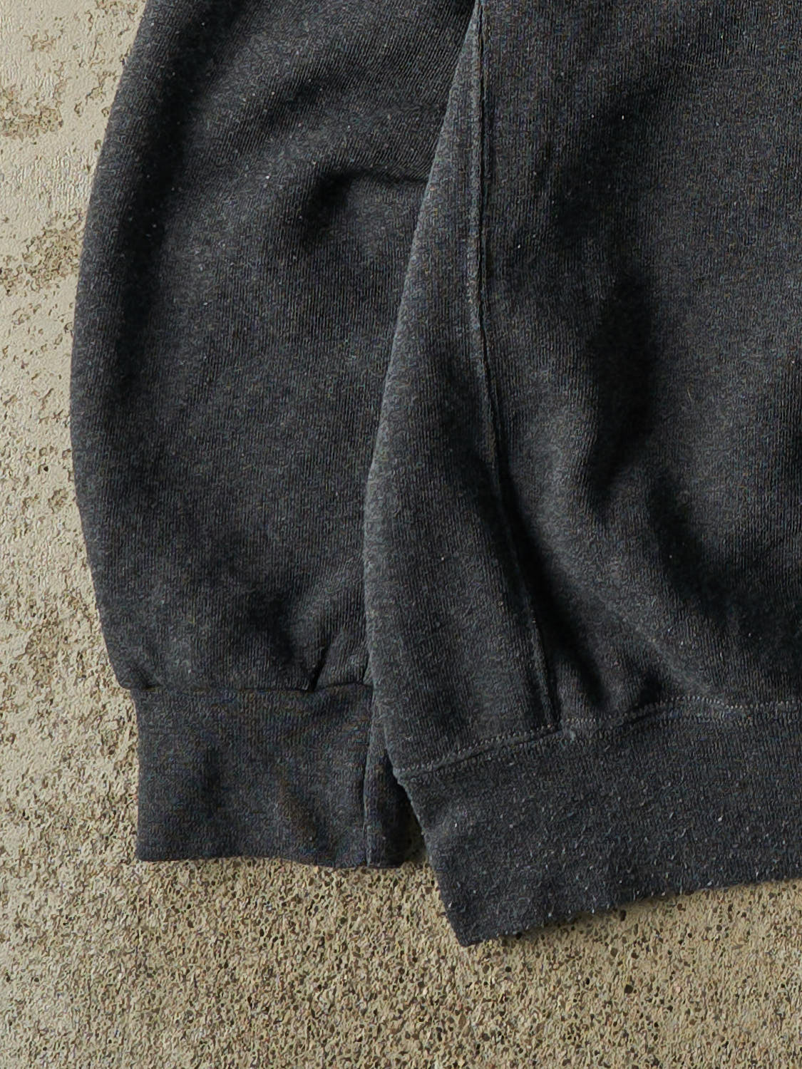 Vintage Y2K Charcoal Grey Russell Athletic Blank Crewneck (XL)