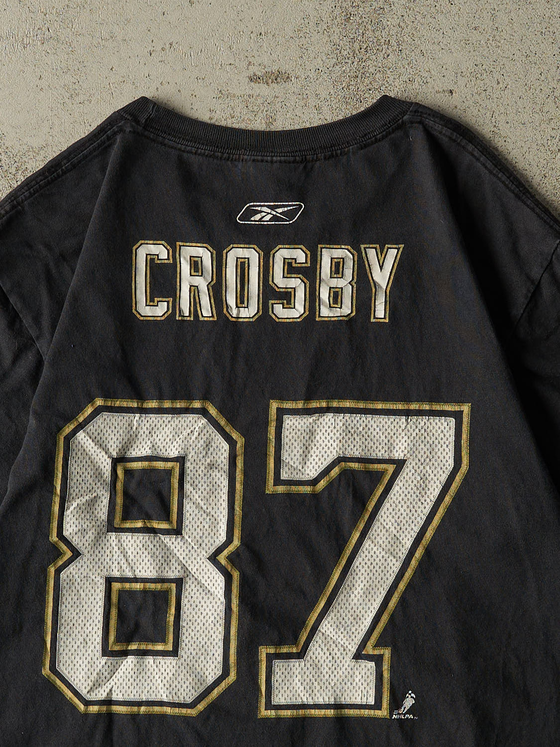 Vintage Y2K Black Pittsburgh Penguins #87 Crosby Tee (M/L)