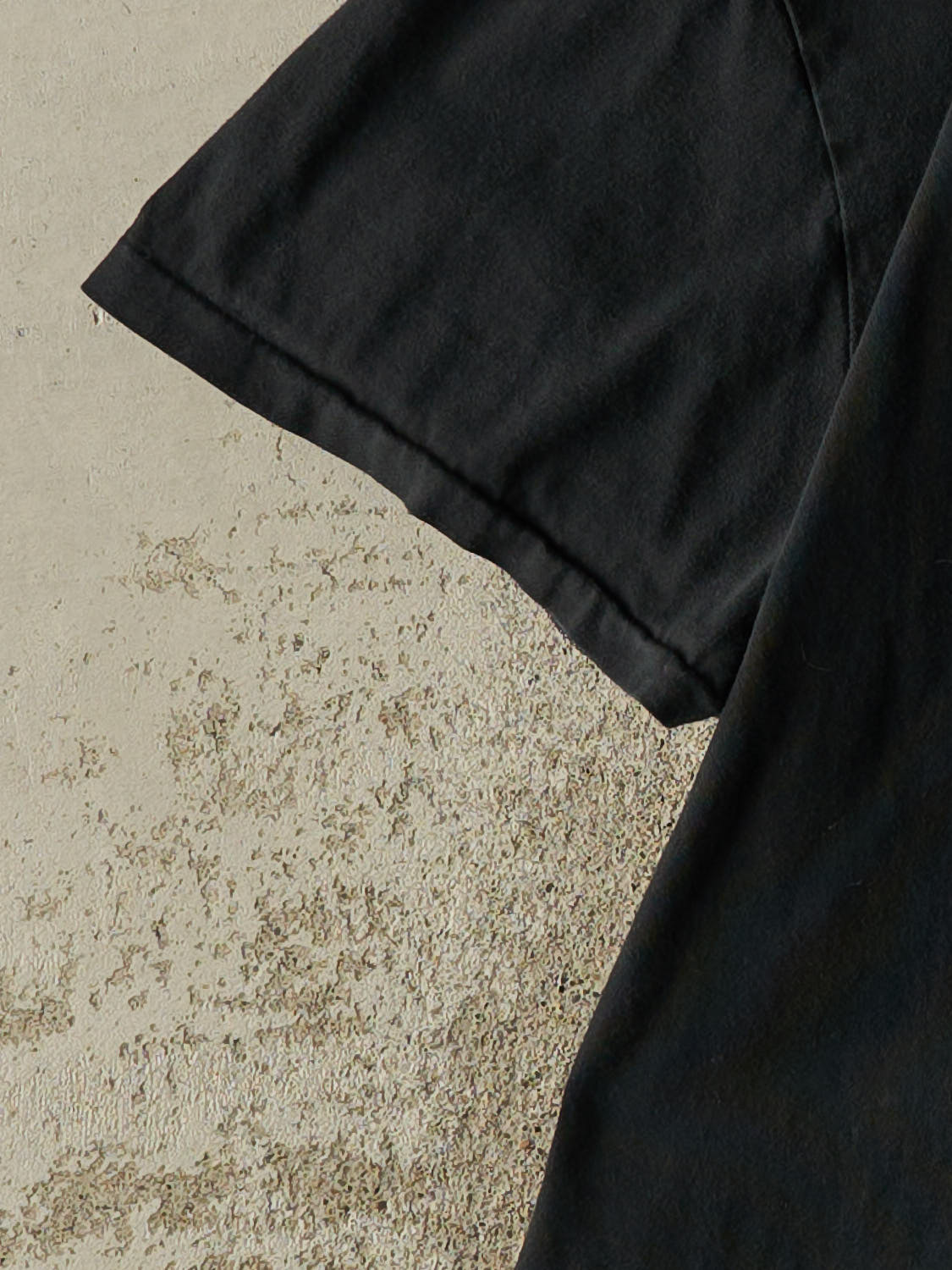 Vintage Y2K Faded Black Polo Embroidered Pocket Tee (L/XL)