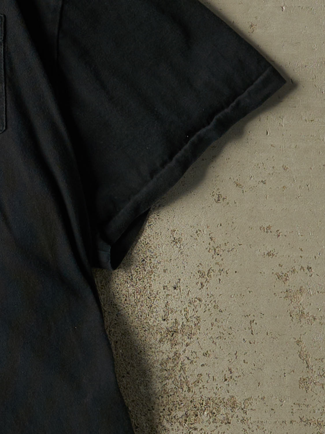 Vintage Y2K Faded Black Polo Embroidered Pocket Tee (L/XL)