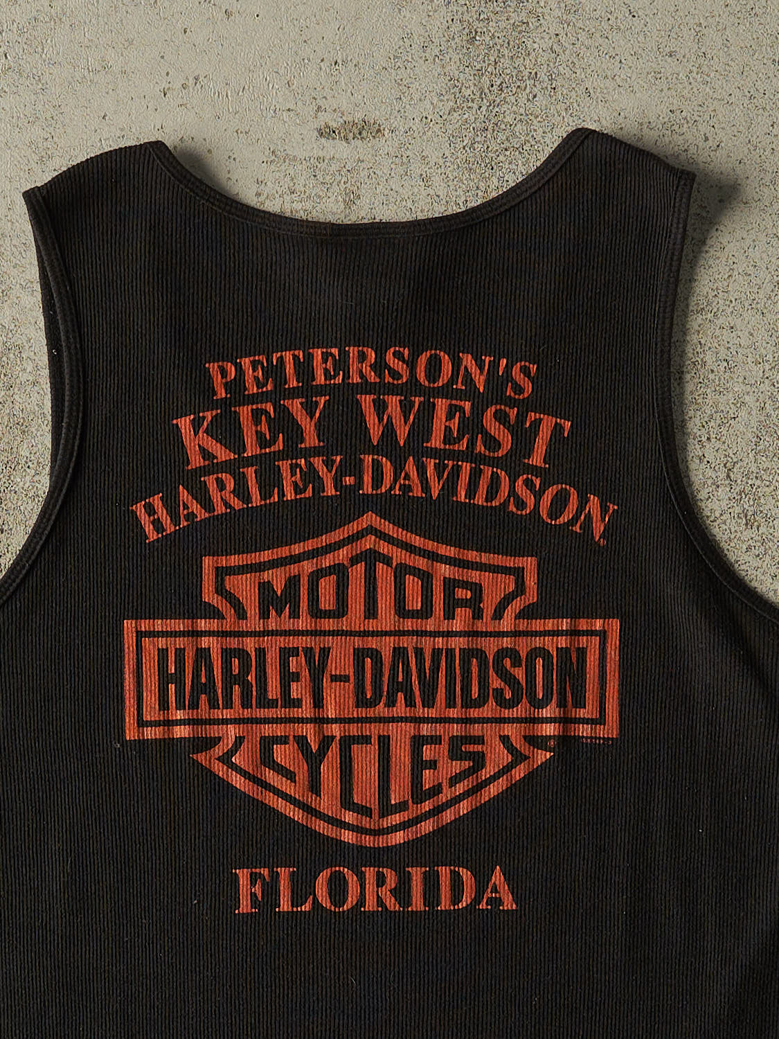 Vintage 14' Black Harley Davidson Florida Tank (M)