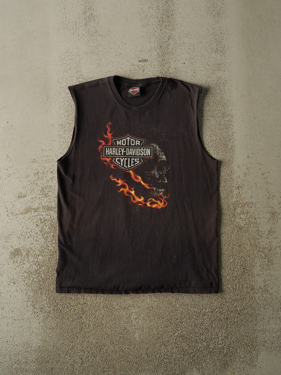 Vintage 11' Faded Black Harley Davidson Kitchener Tank (M/L)