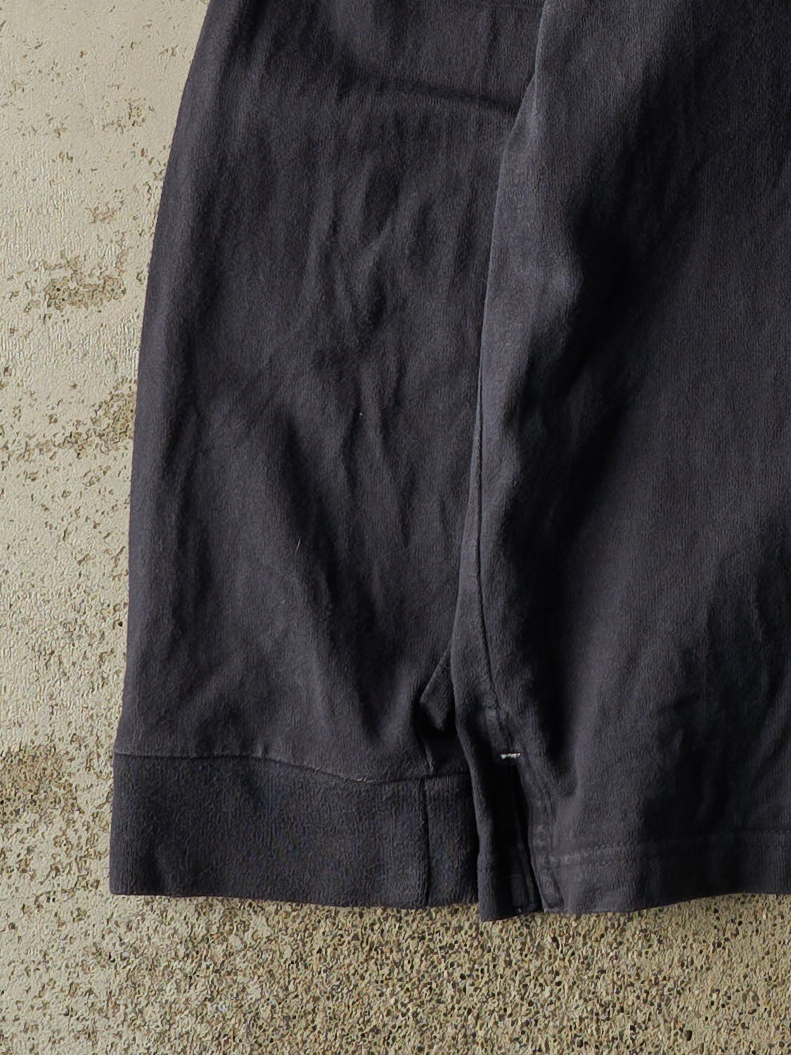Vintage Y2K Navy Blue Old Navy Quarter Button Rugby Long Sleeve (XXL)