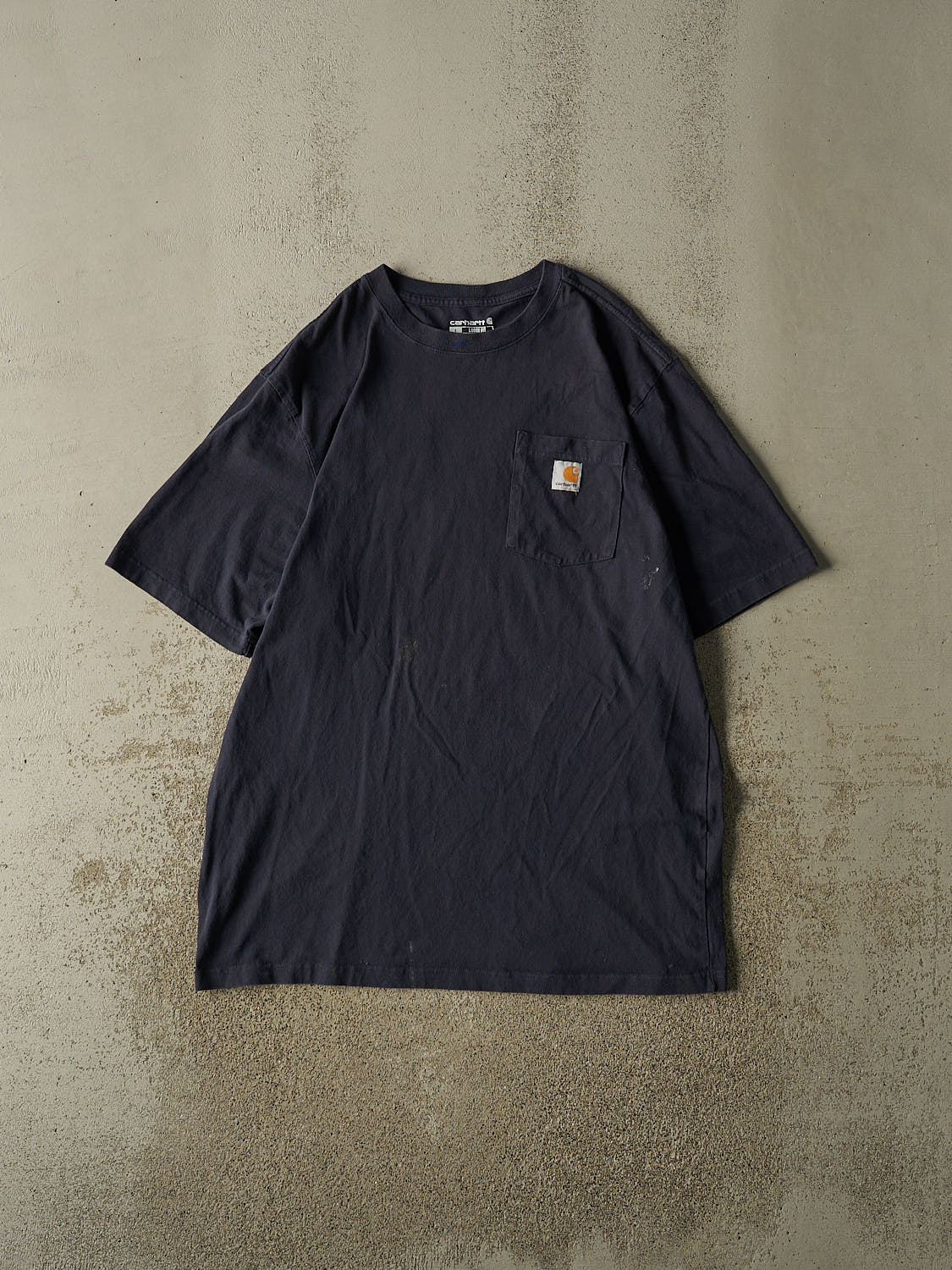 Vintage Y2K Navy Blue Carhartt Pocket Tee (XL/XXL)