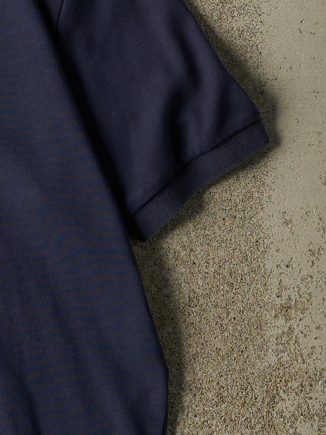 Vintage 90s Faded Navy Polo Quarter Button Tee (XL)