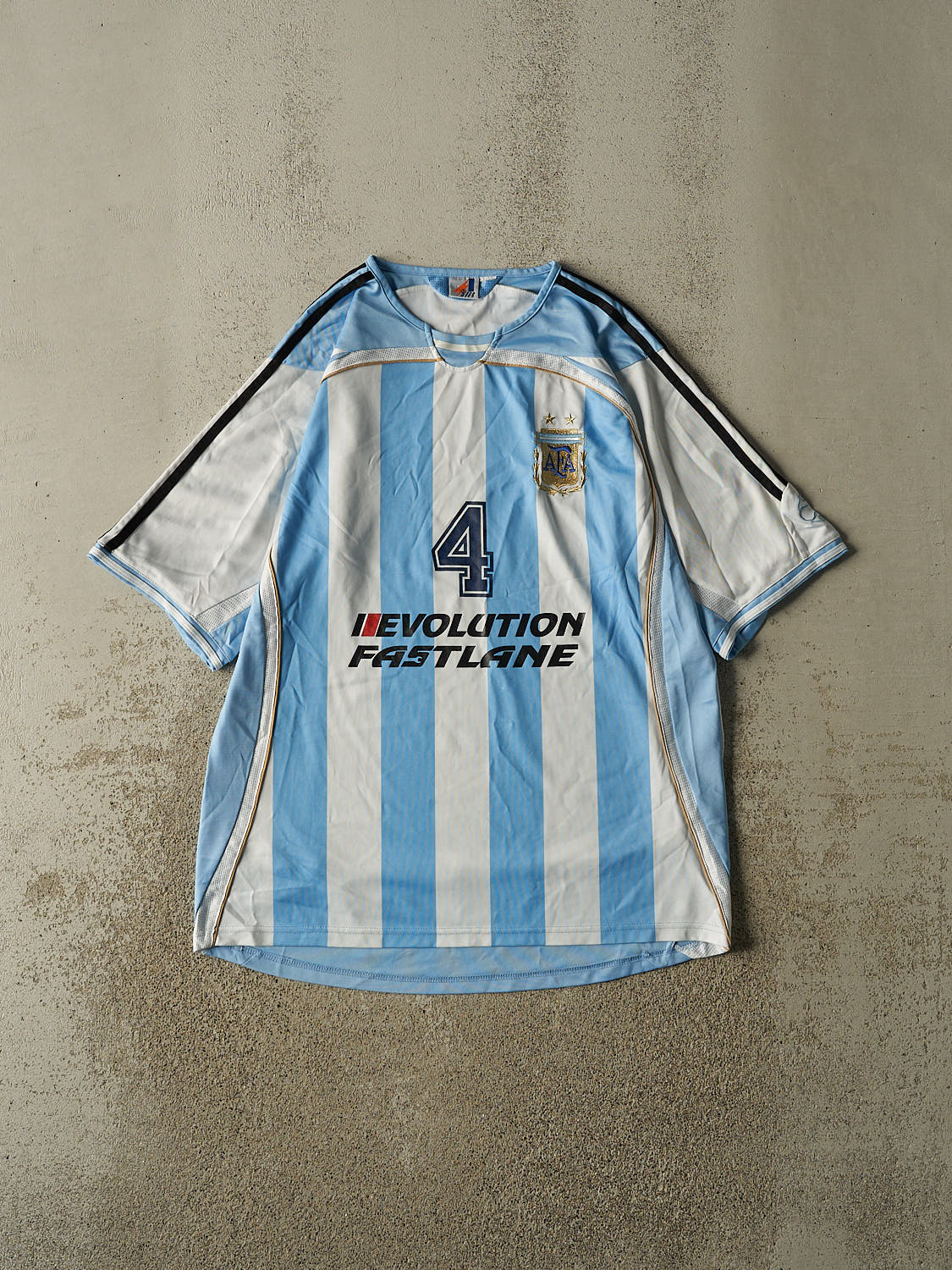 Vintage Y2K Baby Blue Argentina Soccer Jersey (XL)