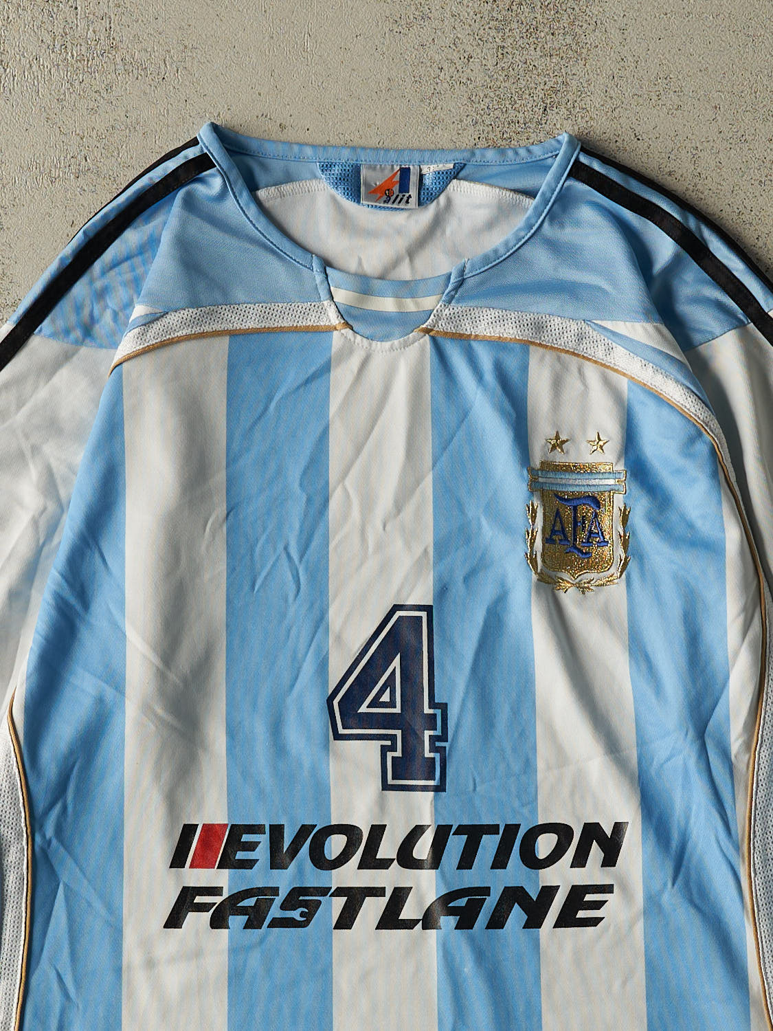 Vintage Y2K Baby Blue Argentina Soccer Jersey (XL)