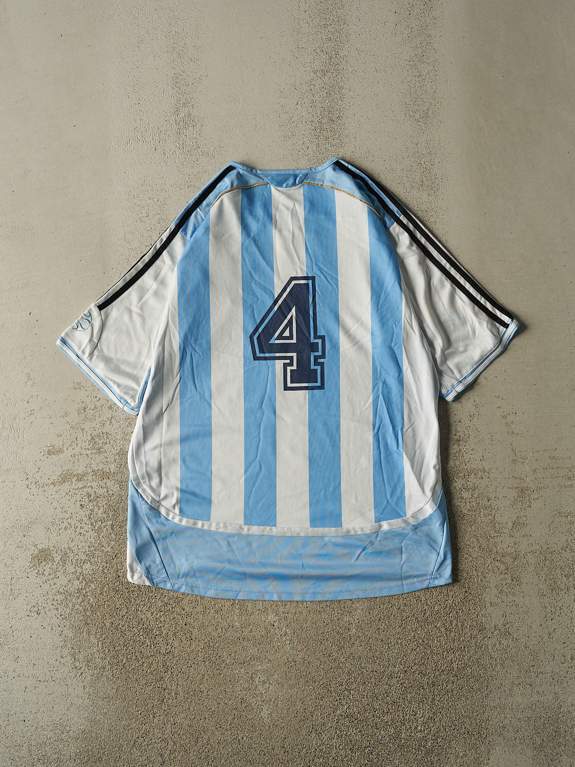 Vintage Y2K Baby Blue Argentina Soccer Jersey (XL)