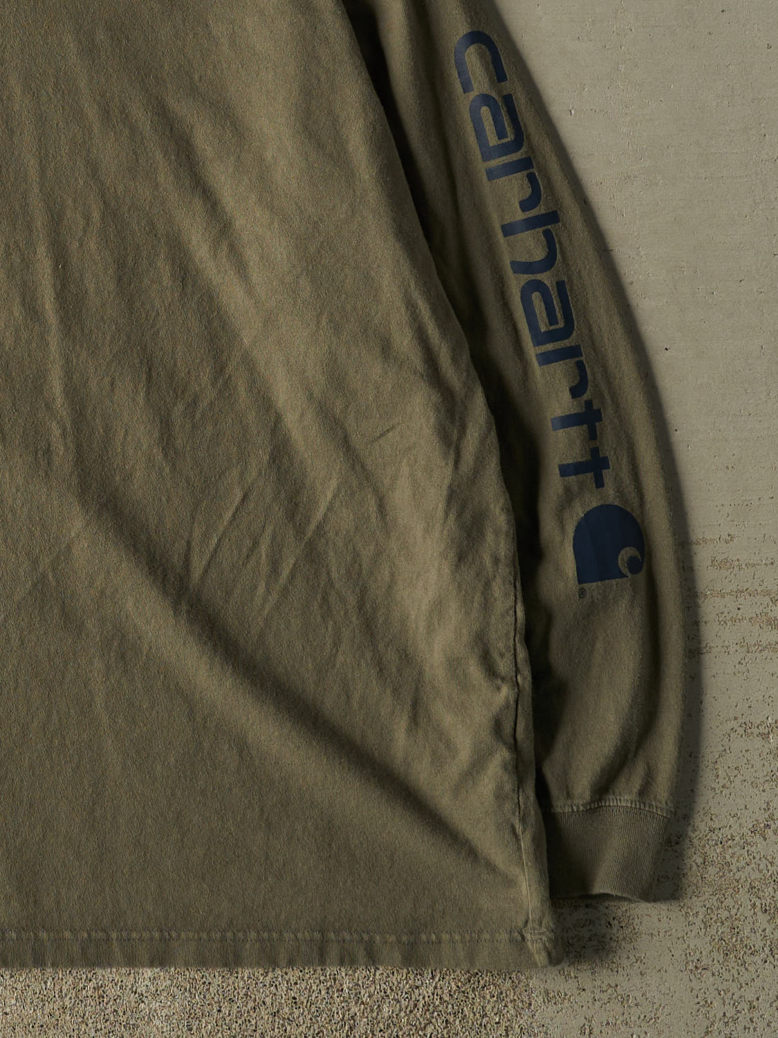 Vintage Y2K Green Carhartt Blank Long Sleeve (XXL/XXXL)