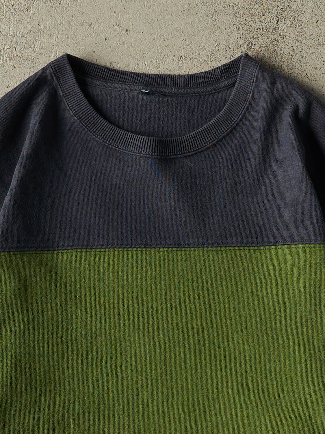 Vintage Y2K Green & Navy Long Sleeve (L)
