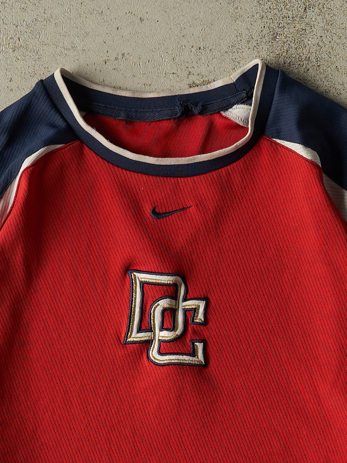 Vintage Y2K Red Nike x Washington Nationals Baseball Jersey (L)