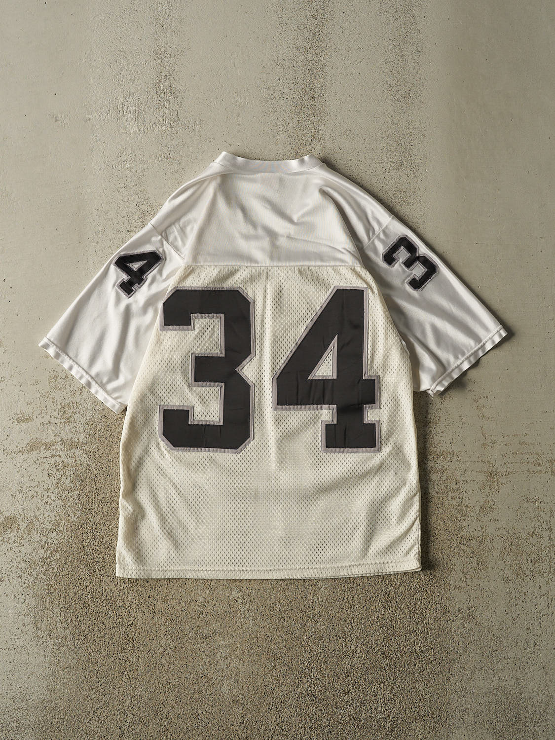 Vintage 90s White Los Angeles Raiders #34 Bo Jackson Football Jersey (M/L)