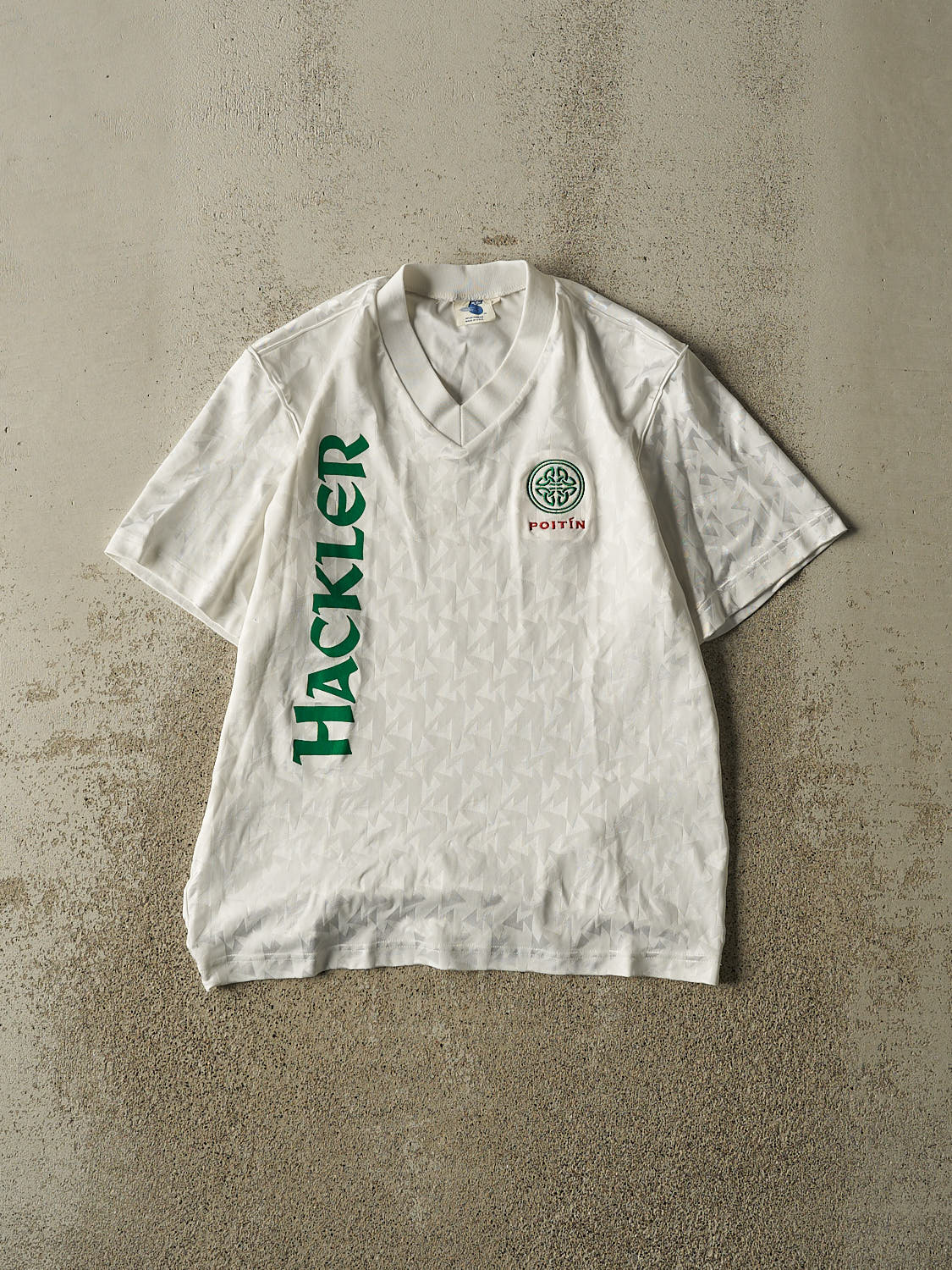 Vintage 90s White Celtic Soccer Jersey (M)