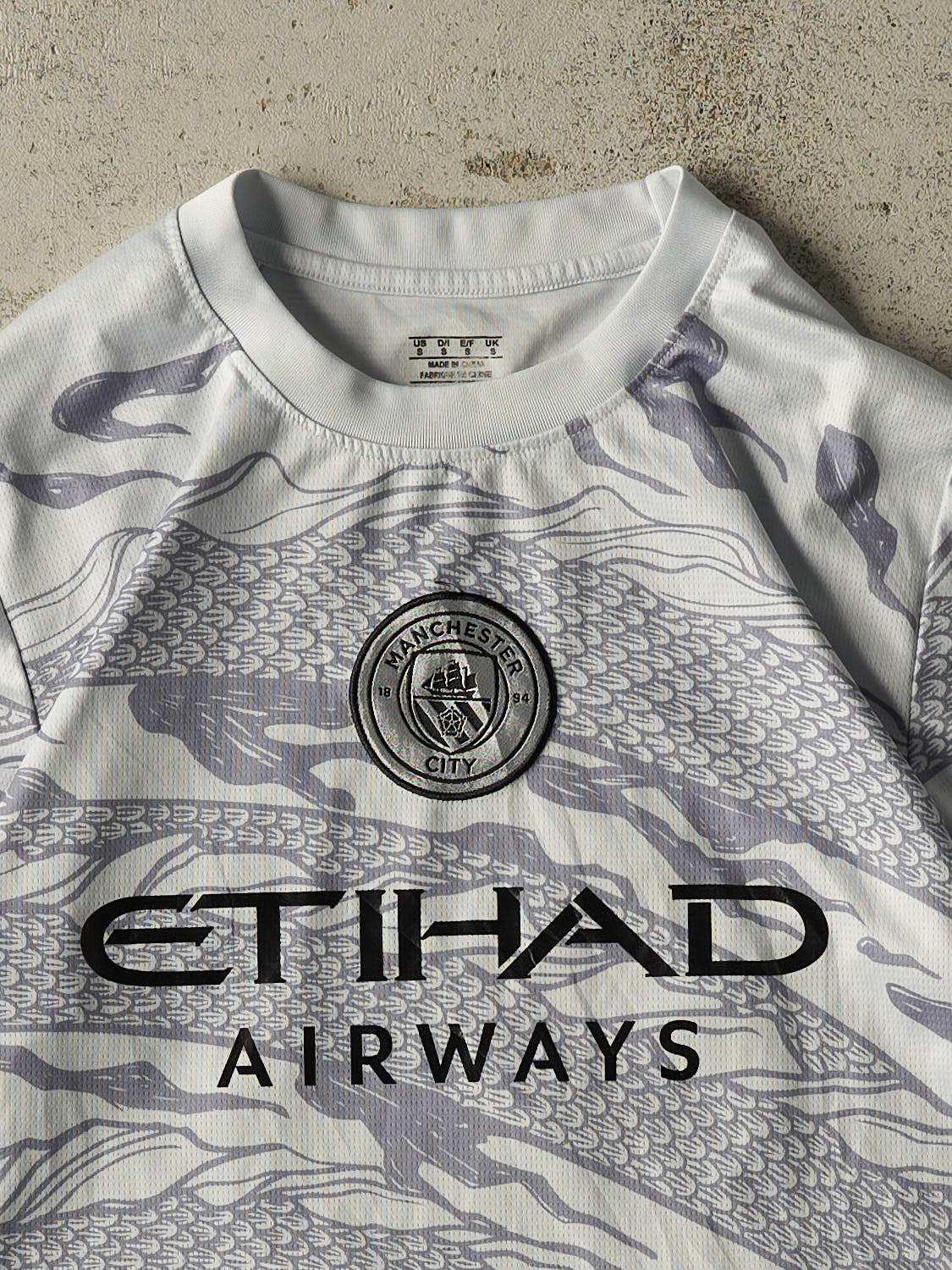 Vintage Y2K White Manchester City #47 Foden Soccer Jersey (S)