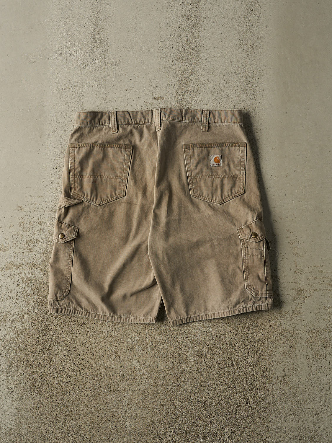 Vintage Y2K Beige Carhartt Cargo Shorts (37x11)