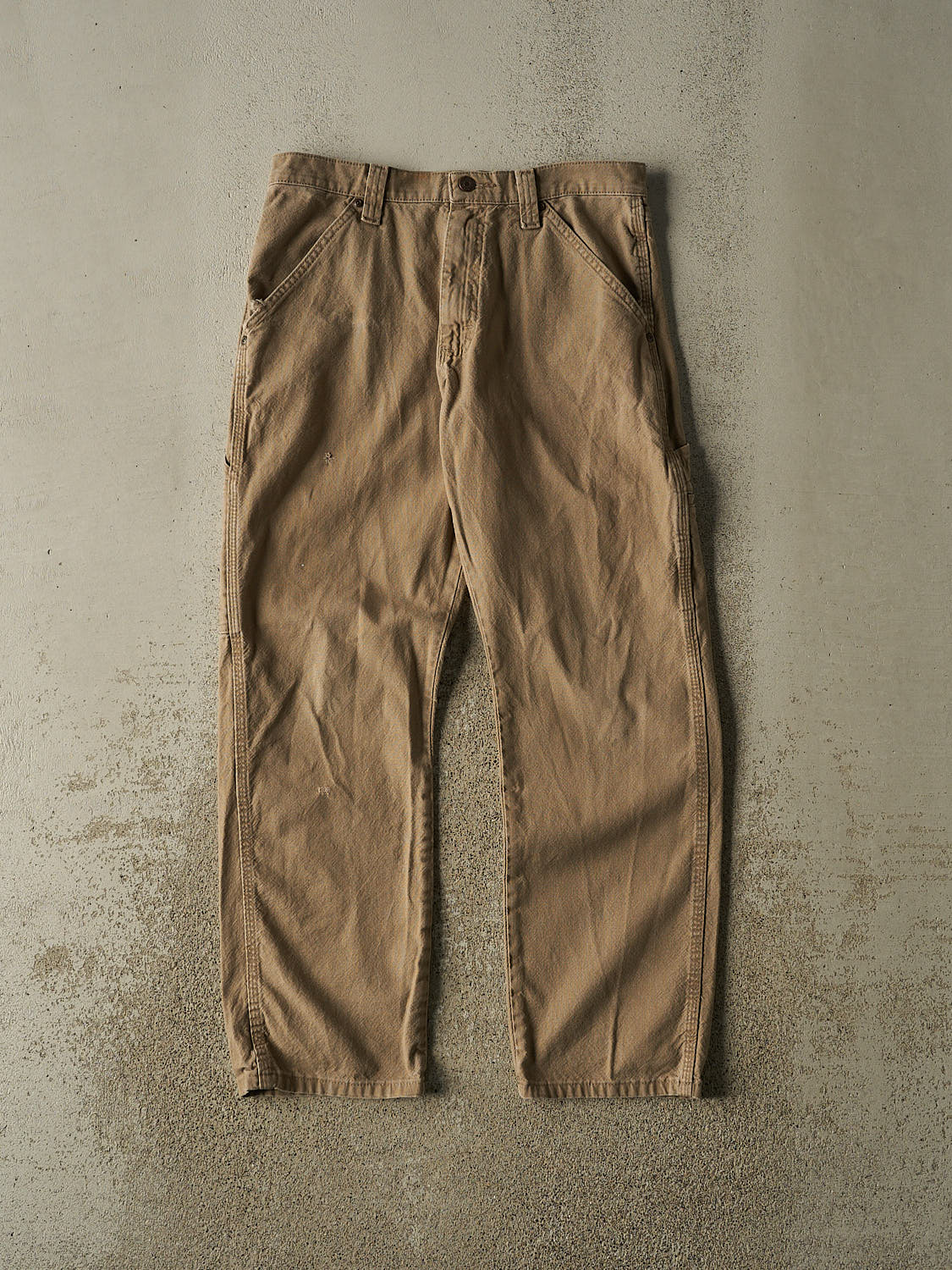 Vintage Y2K Beige Wrangler Carpenter Pants (31x30)