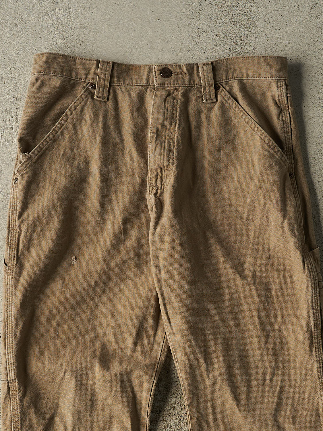 Vintage Y2K Beige Wrangler Carpenter Pants (31x30)
