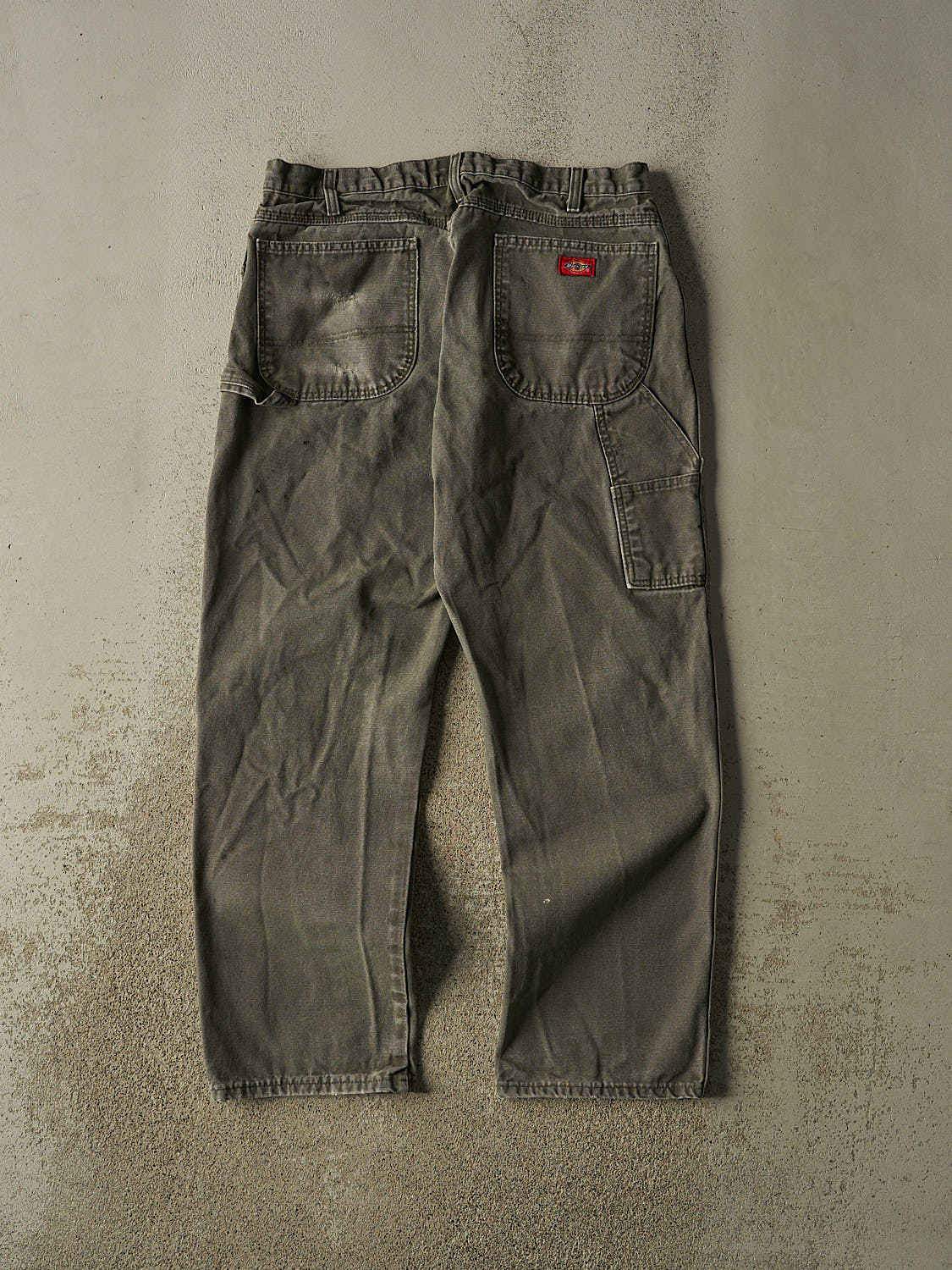 Vintage 90s Faded Green Dickies Carpenter Pants (34x29.5)
