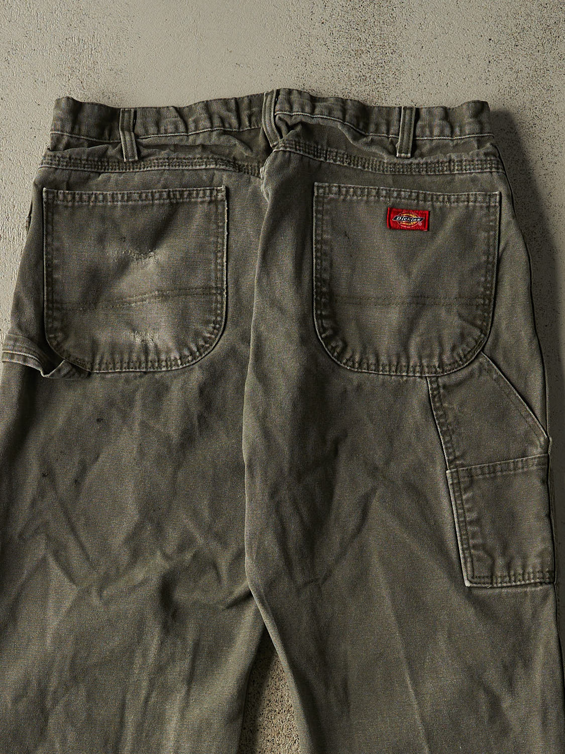 Vintage 90s Faded Green Dickies Carpenter Pants (34x29.5)