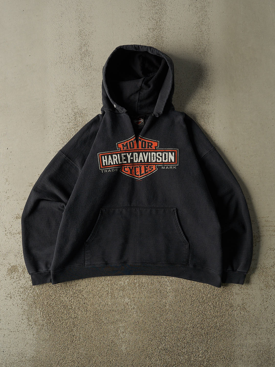 Vintage 11' Faded Black Harley Davidson London KY Hoodie (M/L)