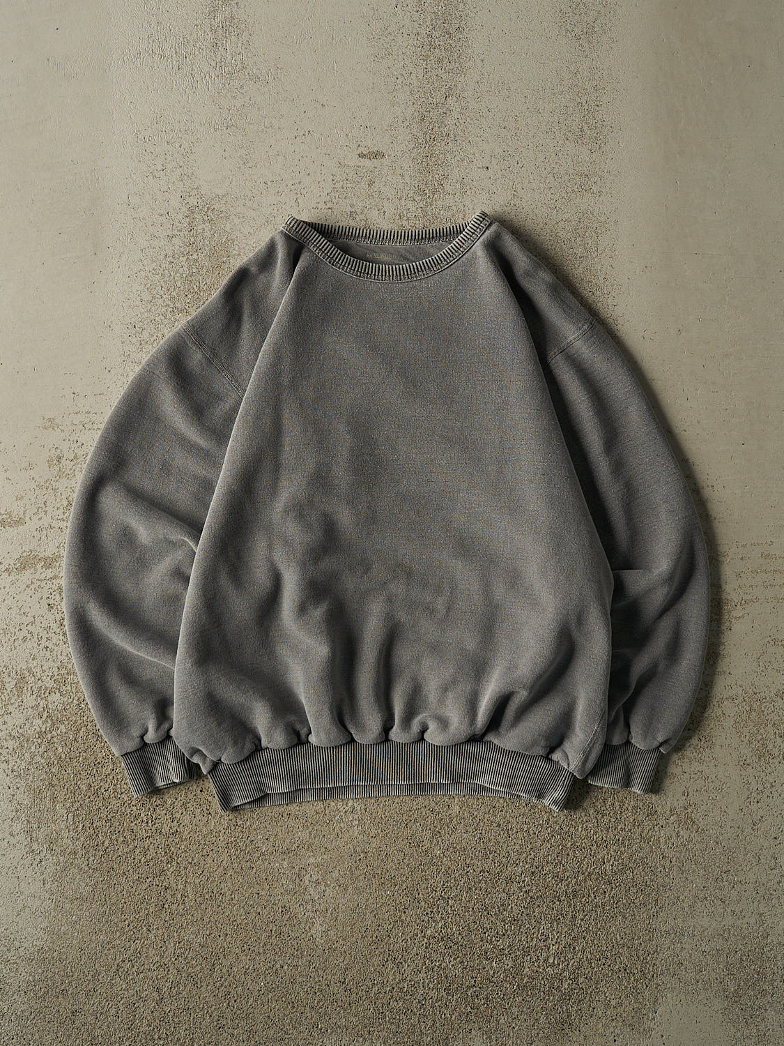 Vintage Y2K Washed Grey Blank Crewneck (L/XL)