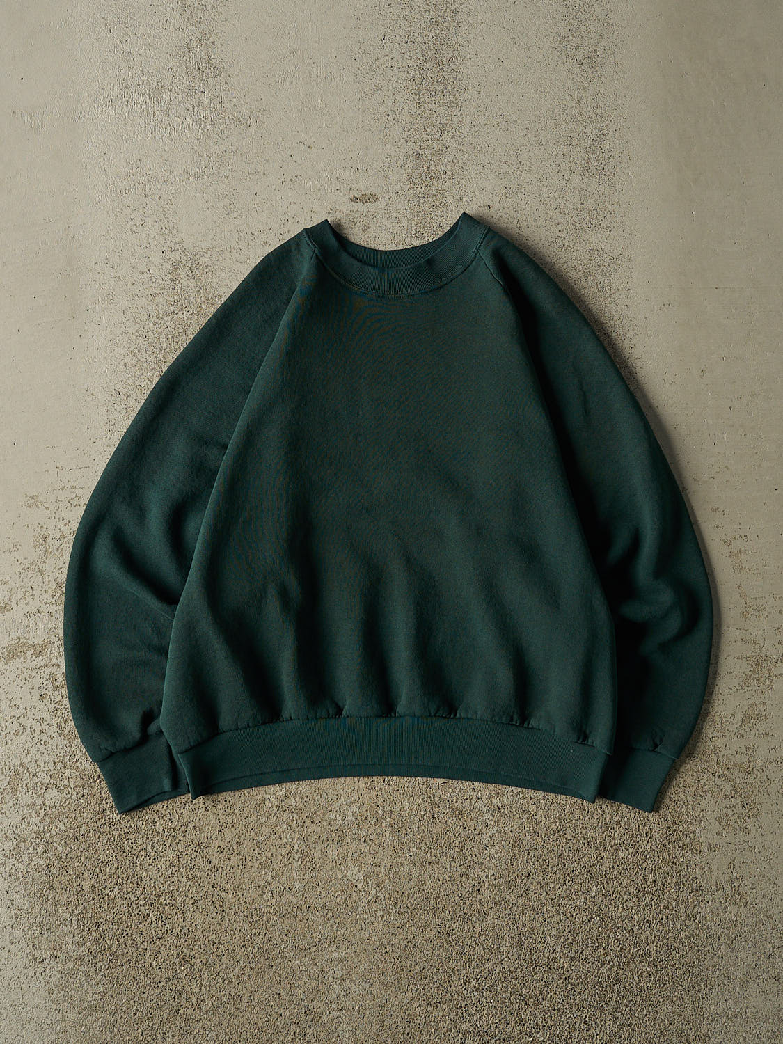 Vintage 80s Green Blank Crewneck (S/M)
