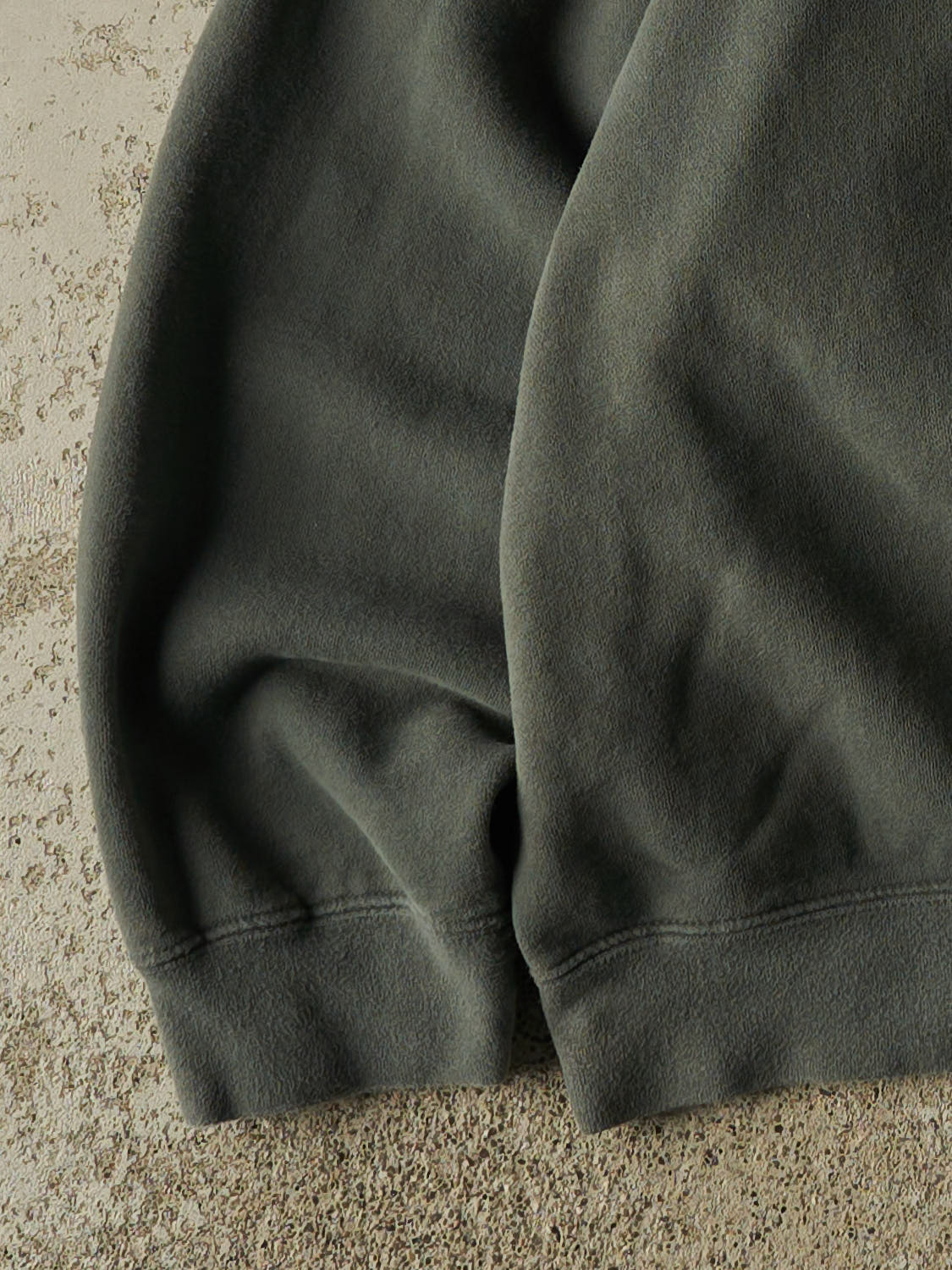 Vintage Y2K Washed Green Blank Crewneck (XXL)