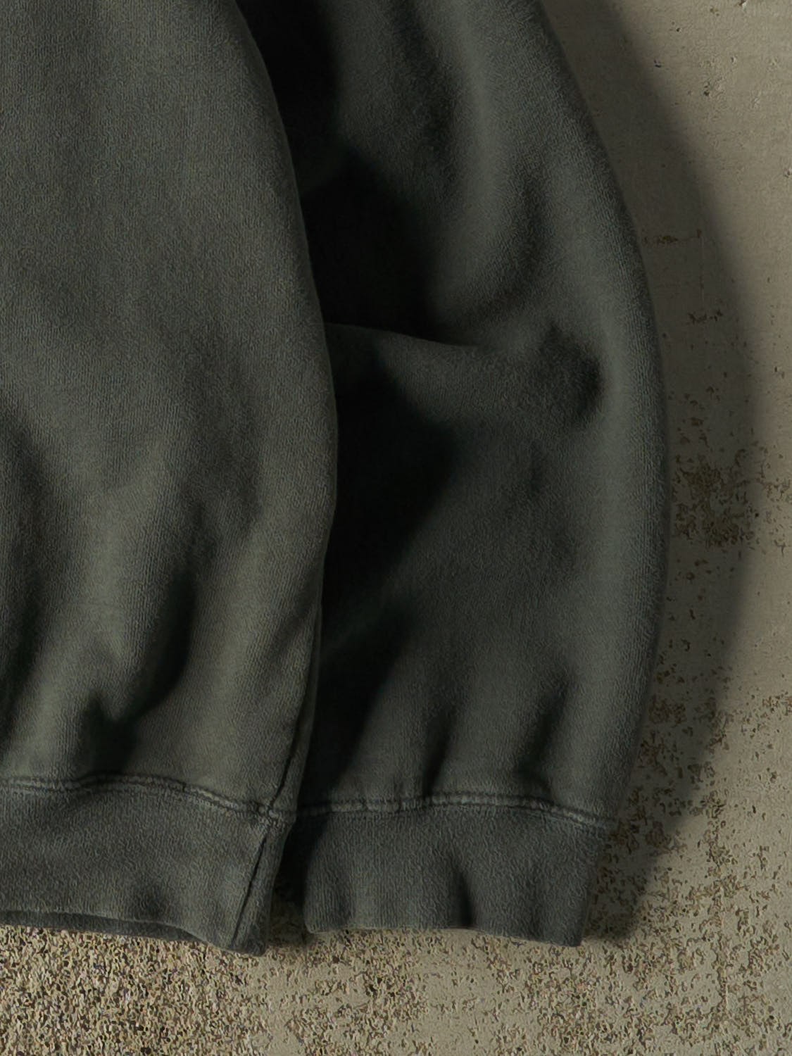 Vintage Y2K Washed Green Blank Crewneck (XXL)