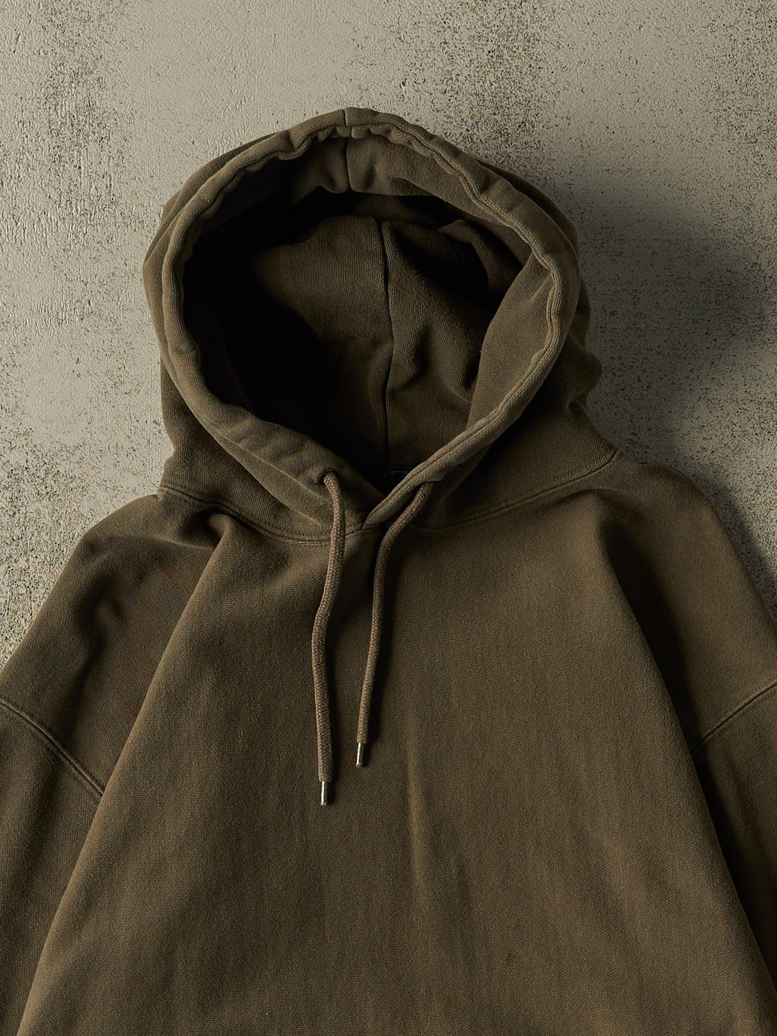 Vintage Y2K Faded Green Gap Blank Hoodie (XL)