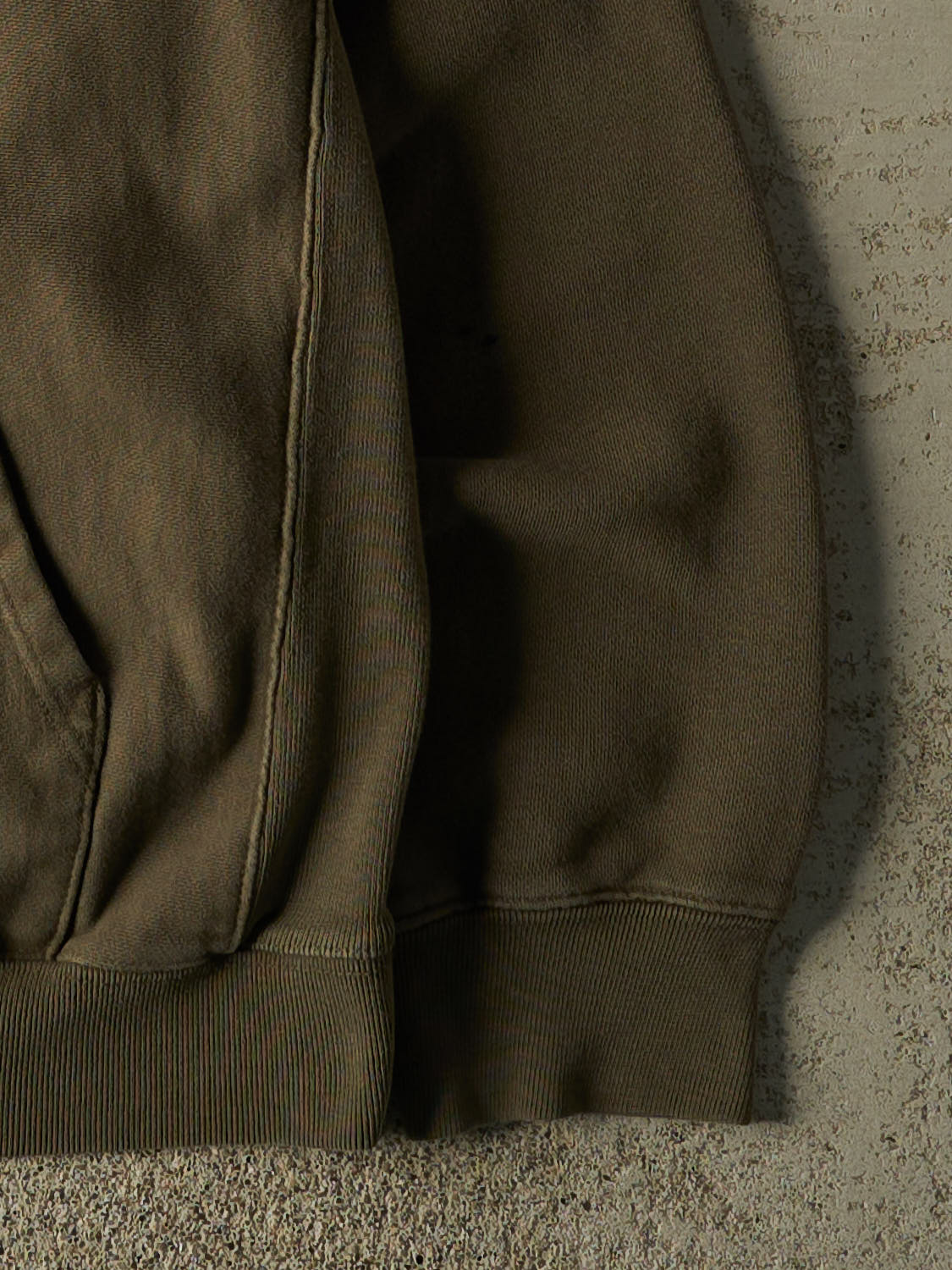 Vintage Y2K Faded Green Gap Blank Hoodie (XL)