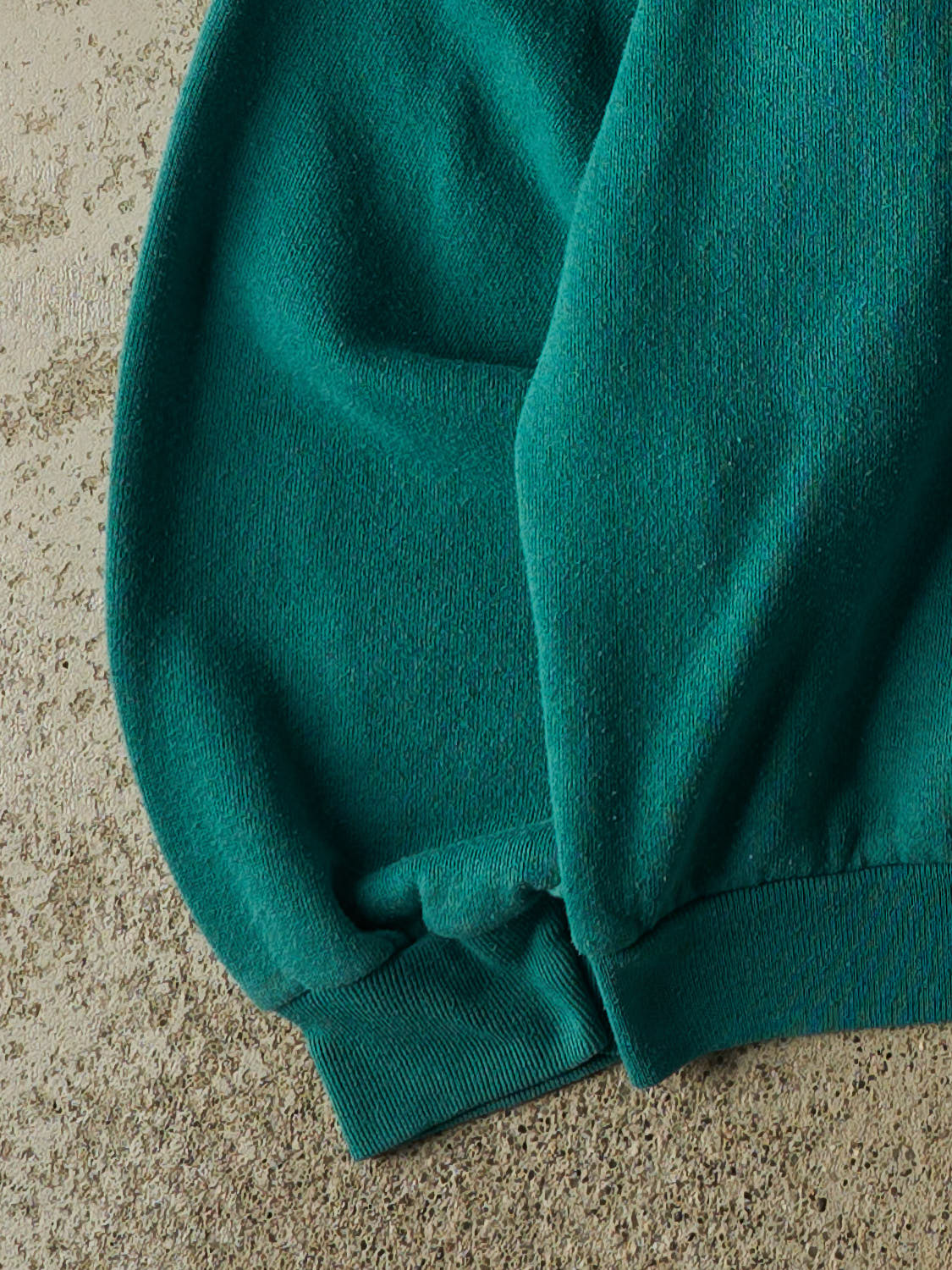 Vintage 80s Teal Blank Crewneck (L/XL)