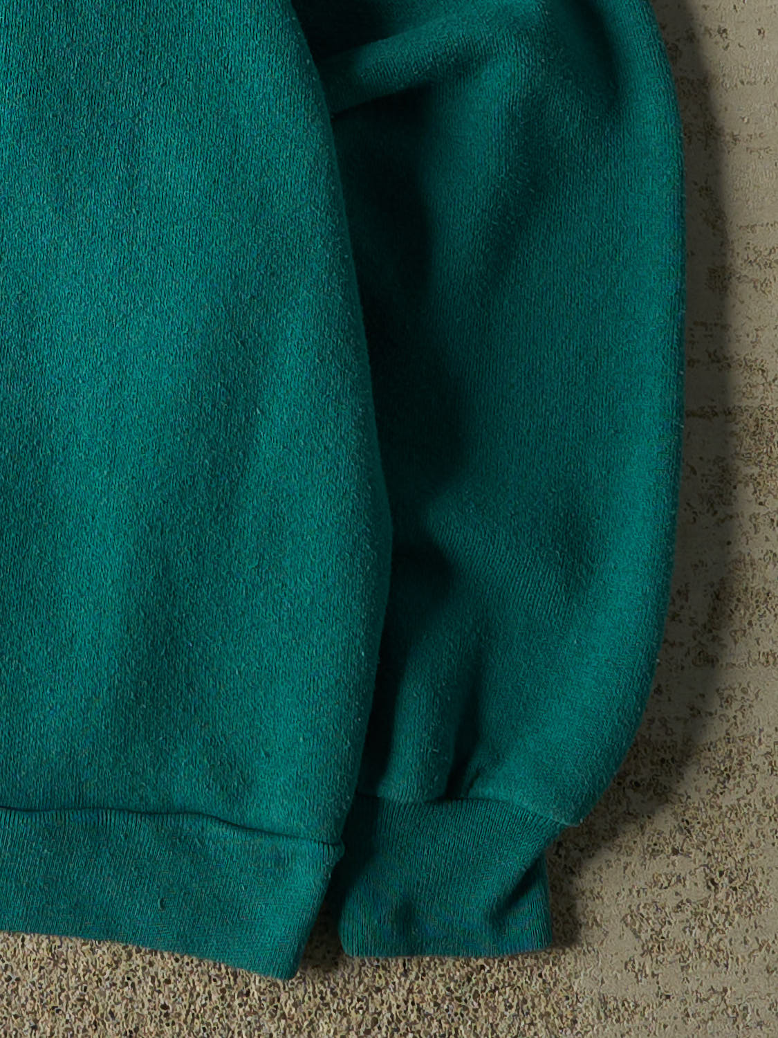 Vintage 80s Teal Blank Crewneck (L/XL)