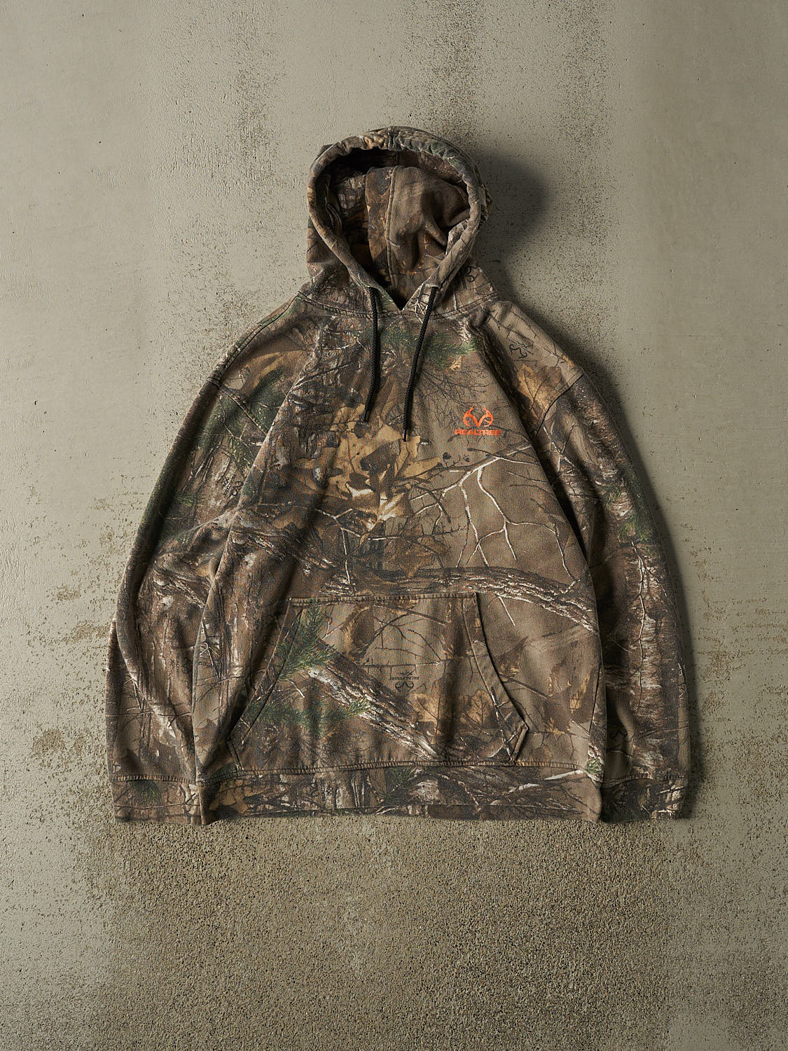 Vintage 90s Camo Realtree Logo Hoodie (M/L)