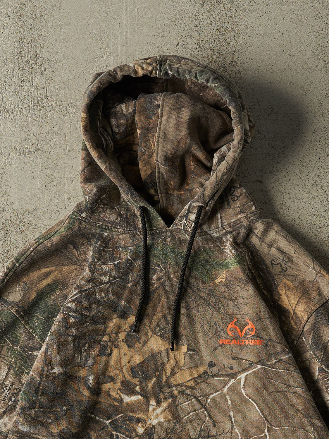 Vintage 90s Camo Realtree Logo Hoodie (M/L)