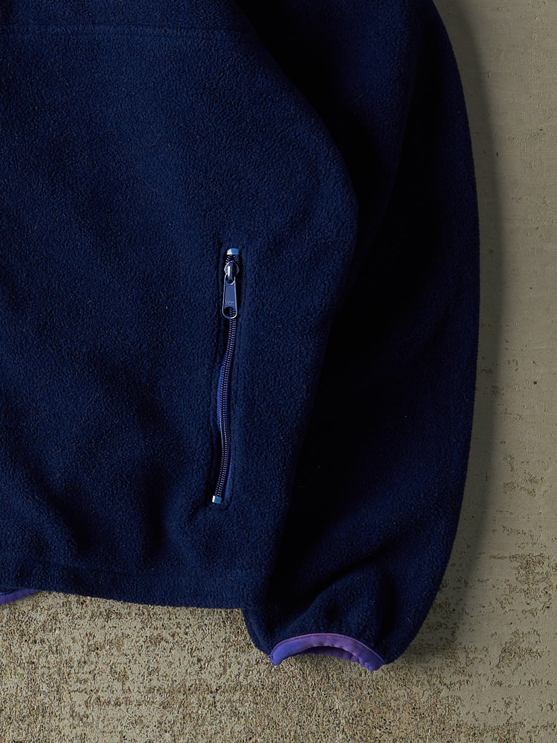 Vintage 90s Royal Blue LL Bean Embroidered Zip Up Fleece (M/L)