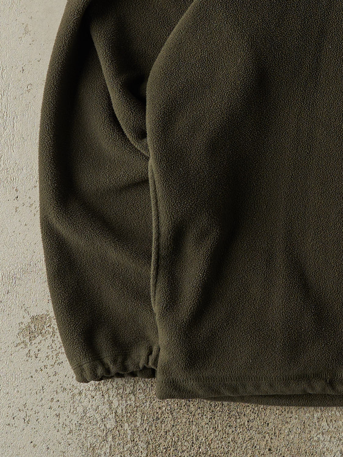 Vintage 90s Green Old Navy Embroidered Quarter Zip Fleece (XL/XXL)