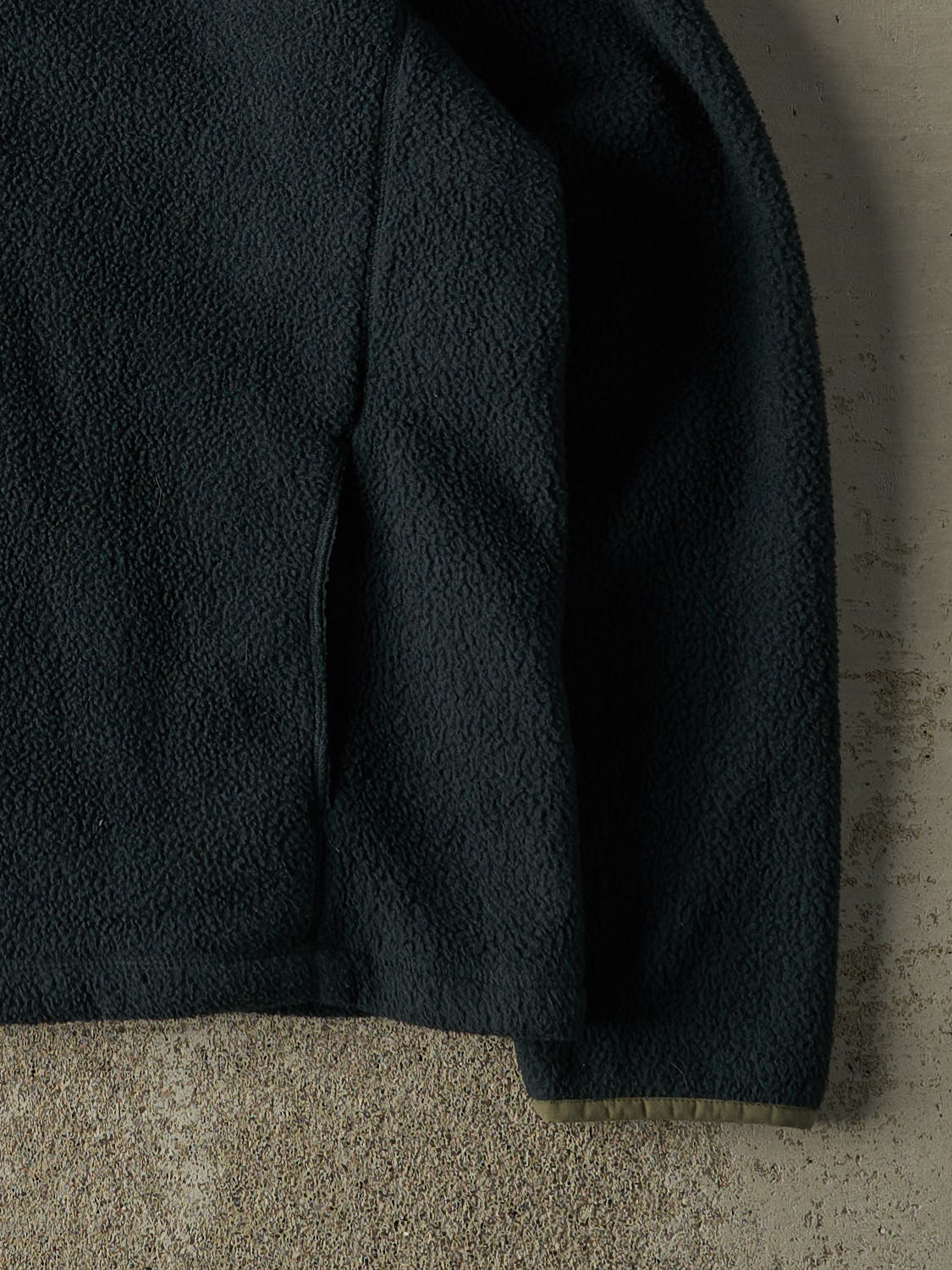 Vintage 90s Green LL Bean Quarter Zip Fleece (L/XL)