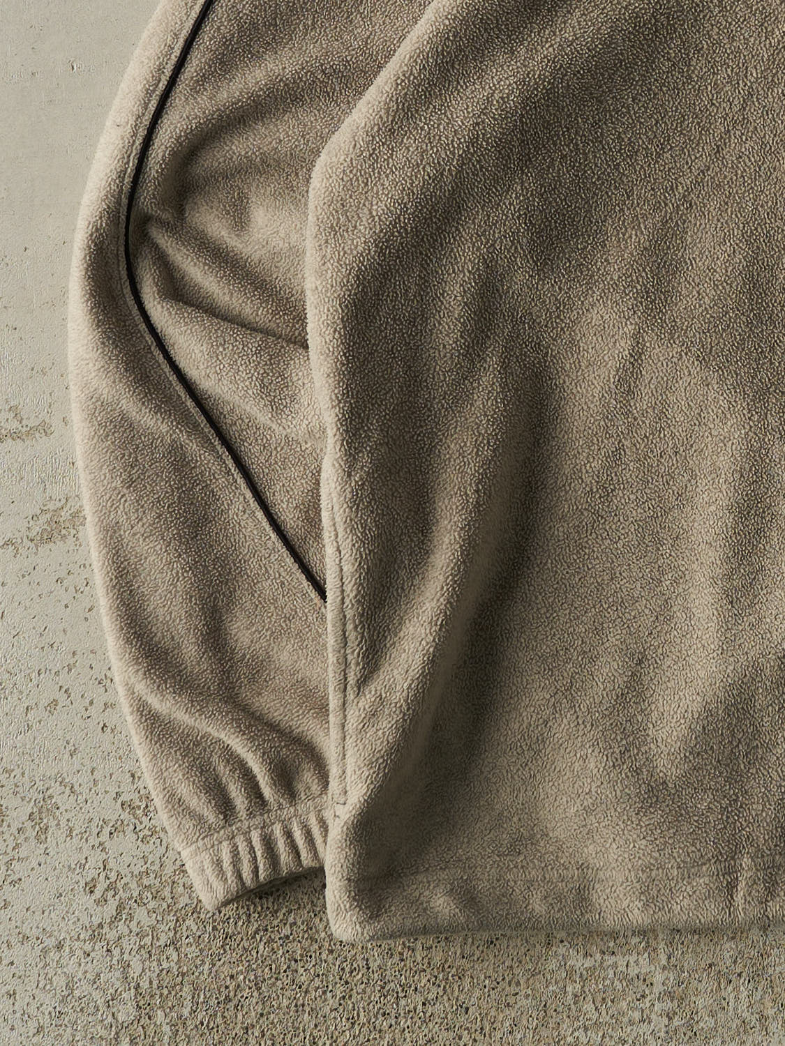 Vintage 90s Beige Izod Embroidered Quarter Zip Fleece (XL/XXL)