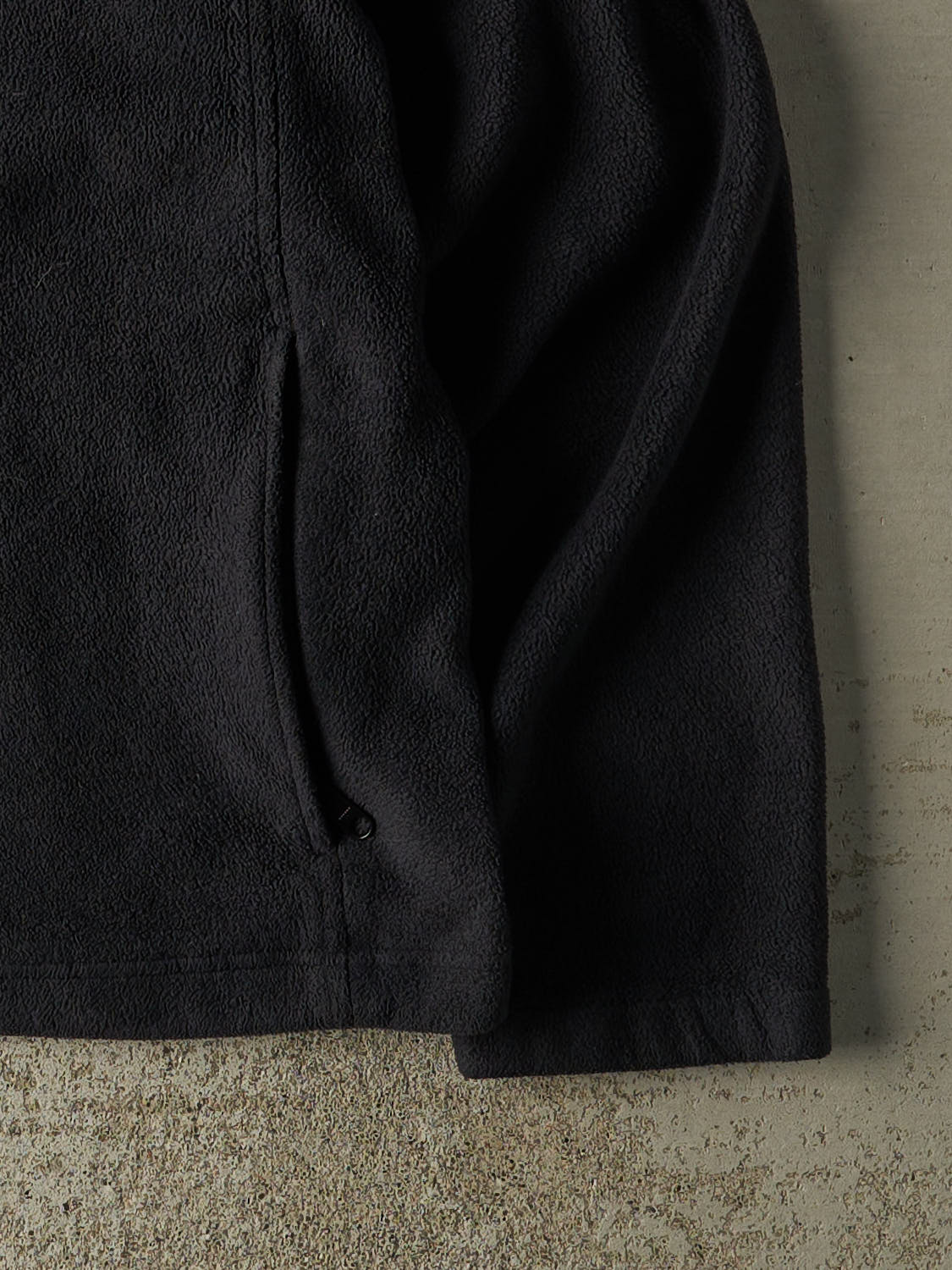 Vintage 90s Faded Black Columbia Embroidered Zip Up Fleece (L/XL)