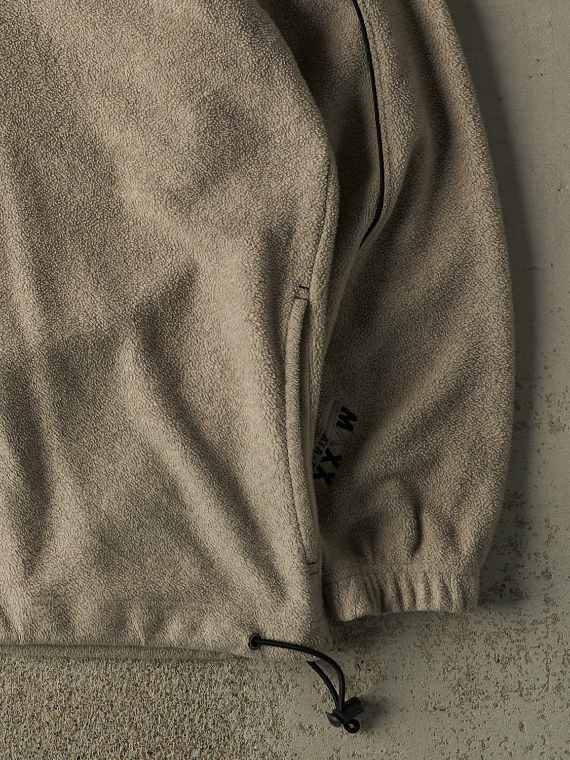 Vintage 90s Beige Izod Embroidered Quarter Zip Fleece (XL/XXL)