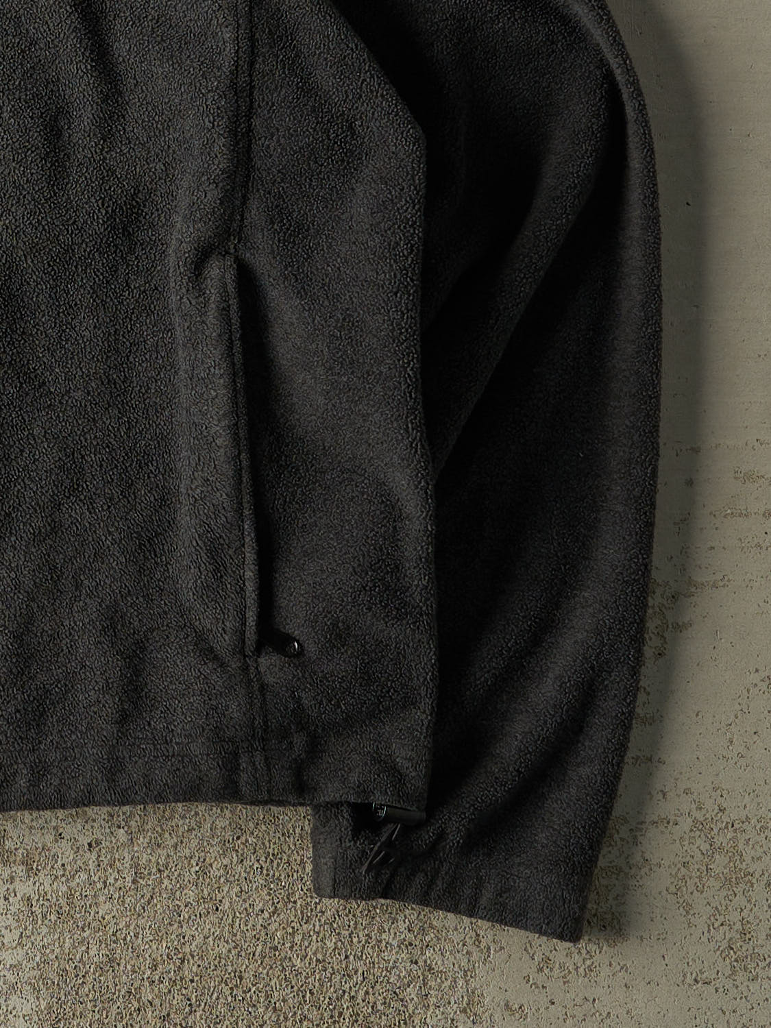 Vintage 90s Charcoal Grey Columbia Embroidered Zip Up Fleece (XL)